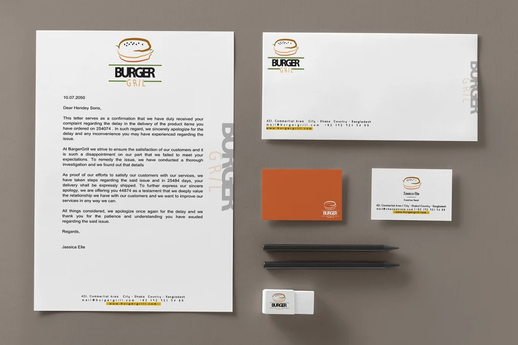 I will create corporate stationery for your business