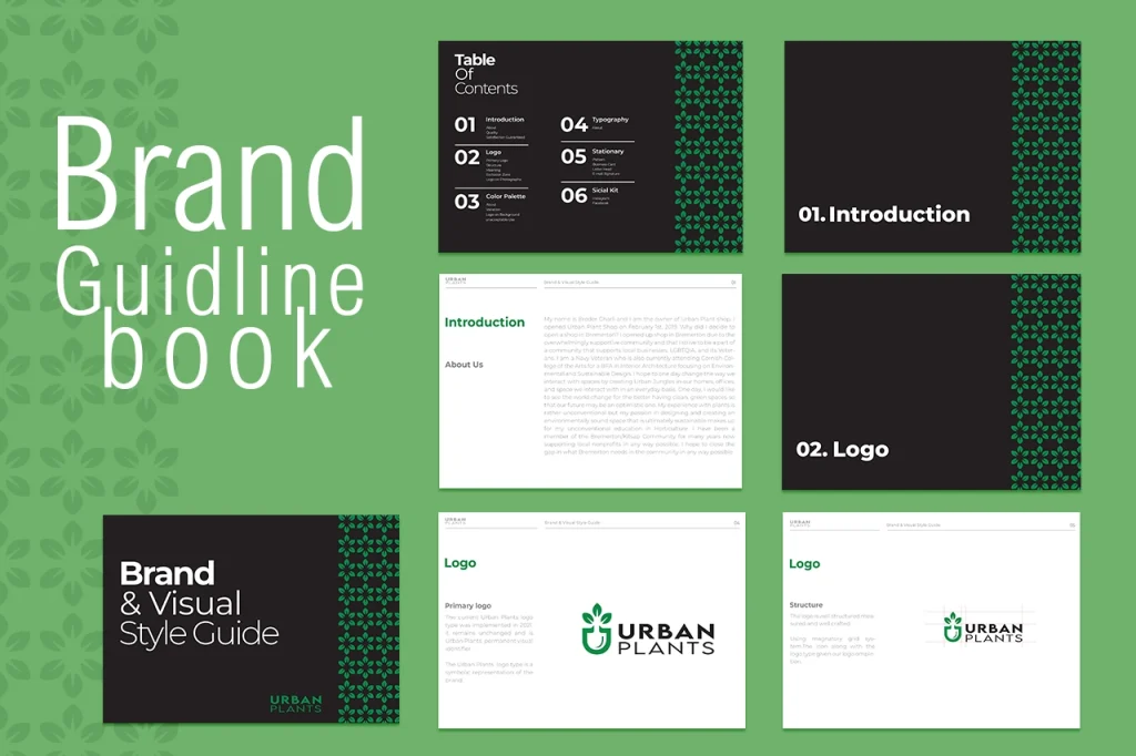 I will make professional brand style guides or brand book for your business